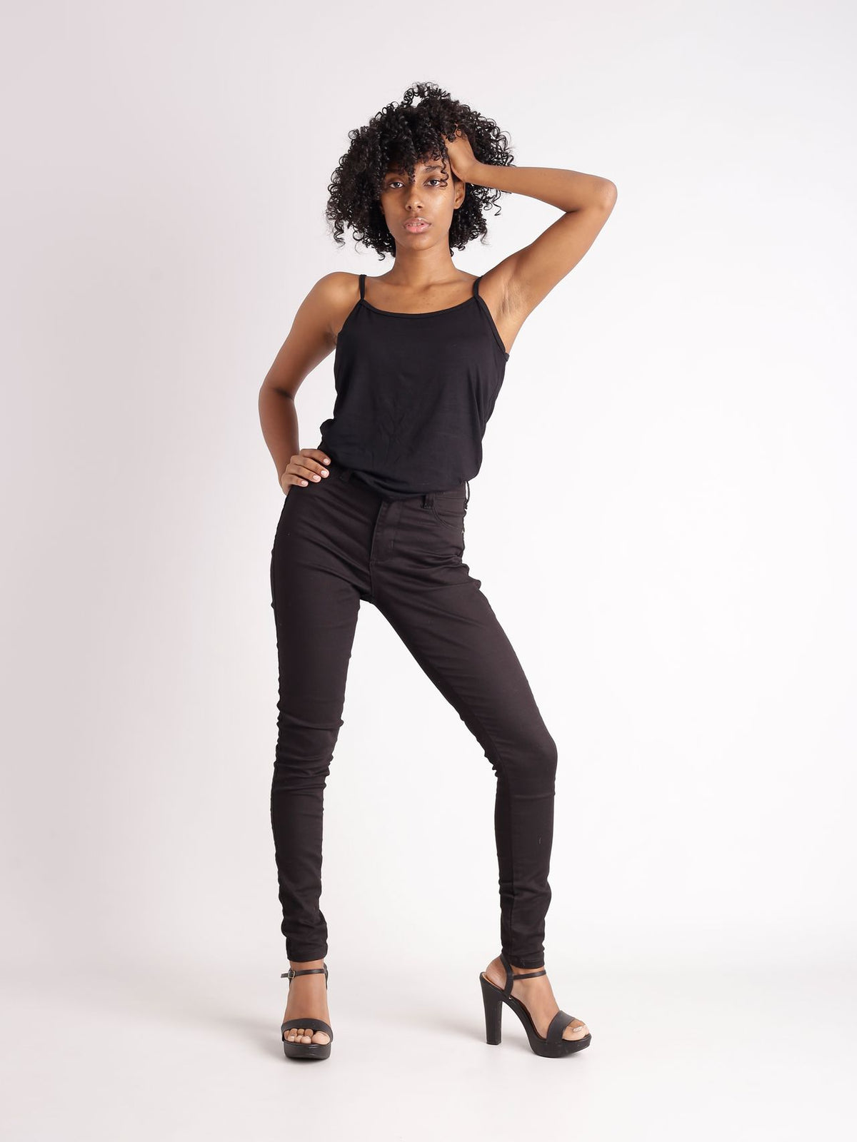 Classic Black Skinny Jeans