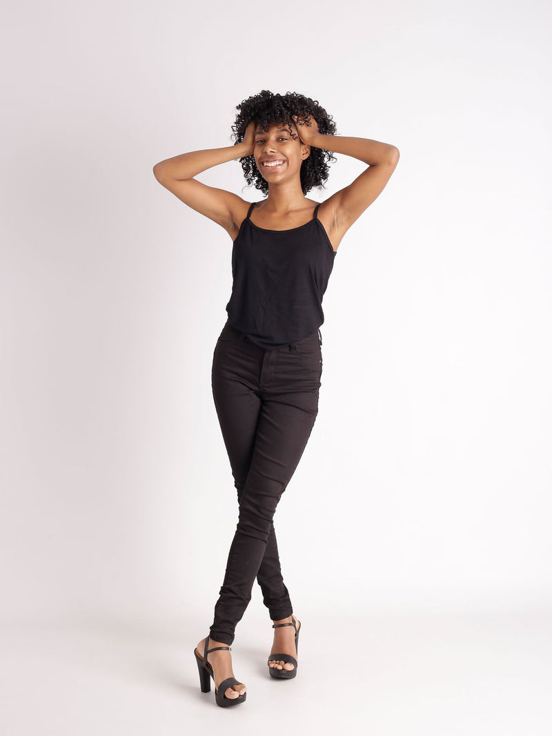 Classic Black Skinny Jeans