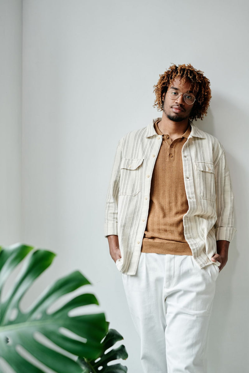 Fashionable Striped Casual Shirt