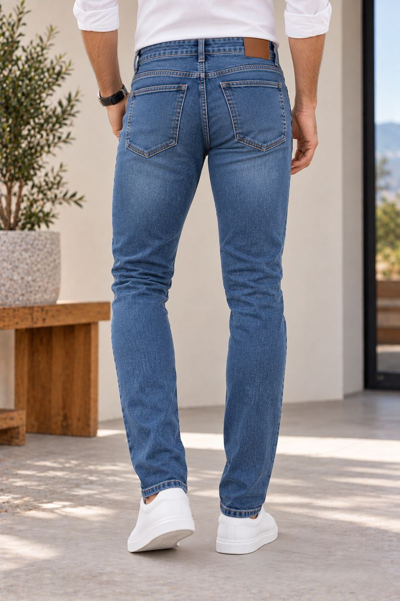 High-Rise Slim Fit Jeans