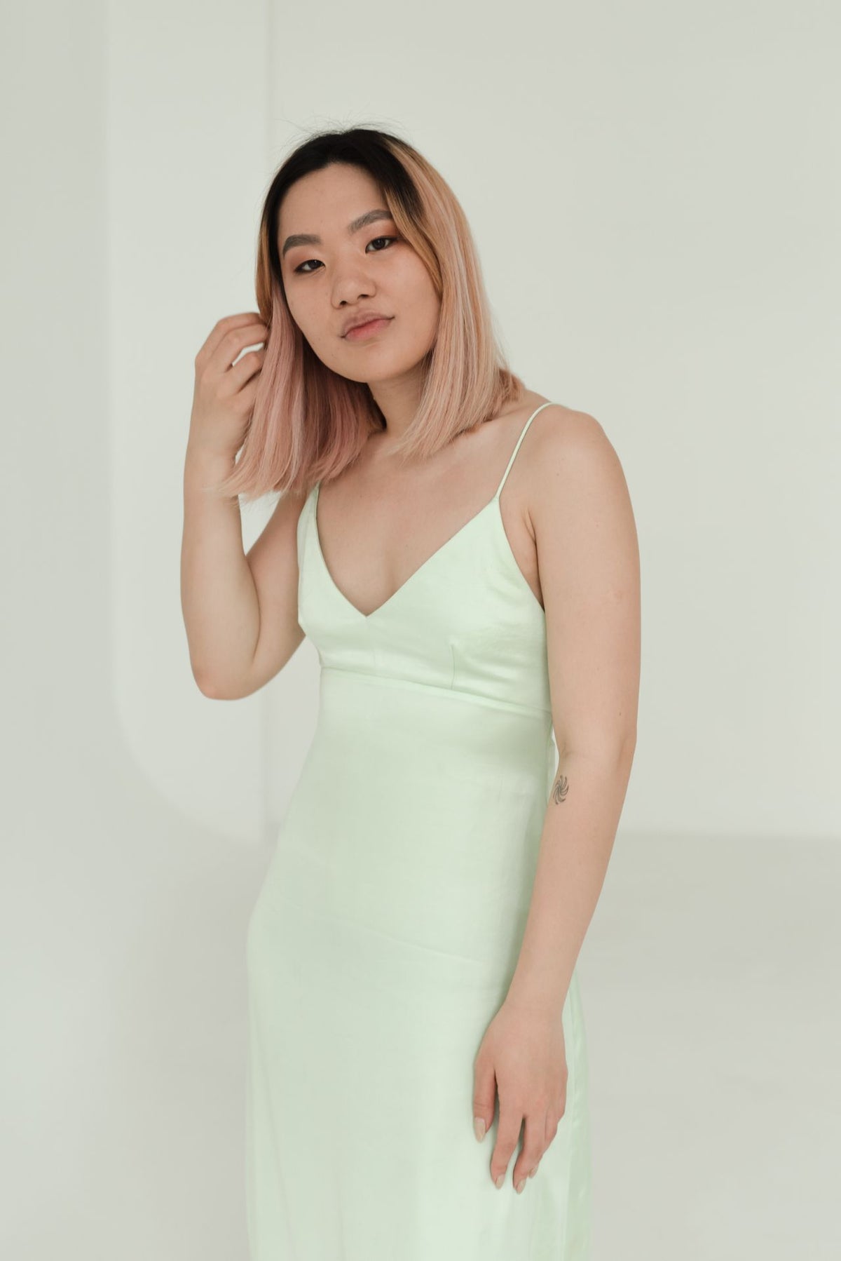 Pale Green Grace Maxi Dress