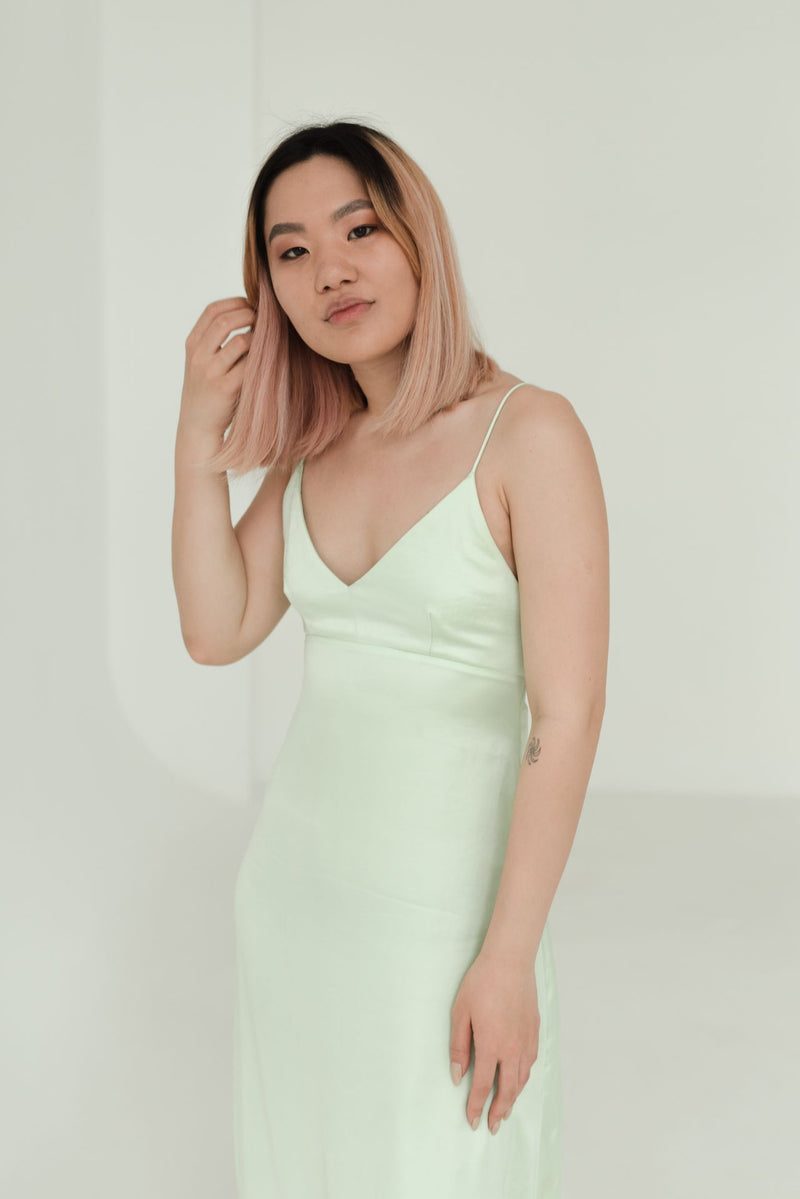 Pale Green Grace Maxi Dress